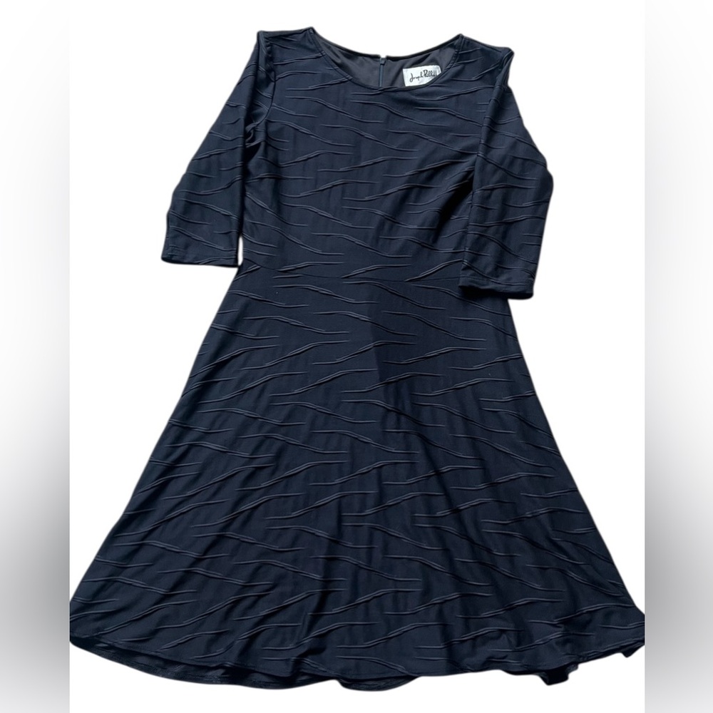 Joseph Ribkoff  Textured Stretchy Women’s Dress Black Size M